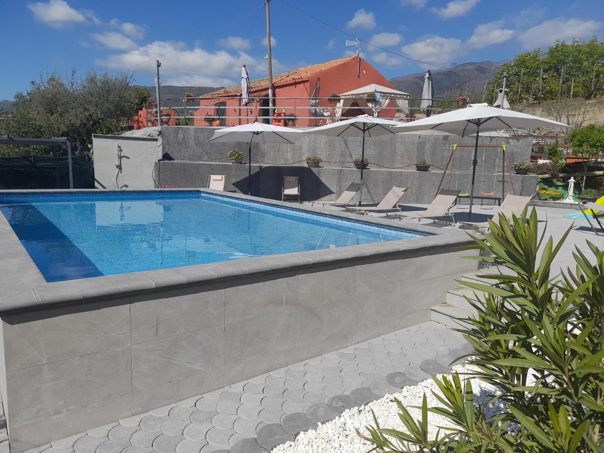 ザッフェラーナ・エトネーア Sikelia Etna Houseヴィラ エクステリア 写真